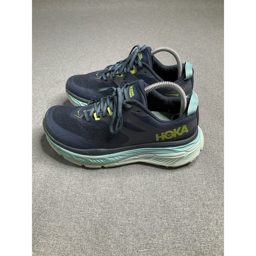 Hoka Stinson ATR 6 Trail Running Shoe Women US 8.5 Blue